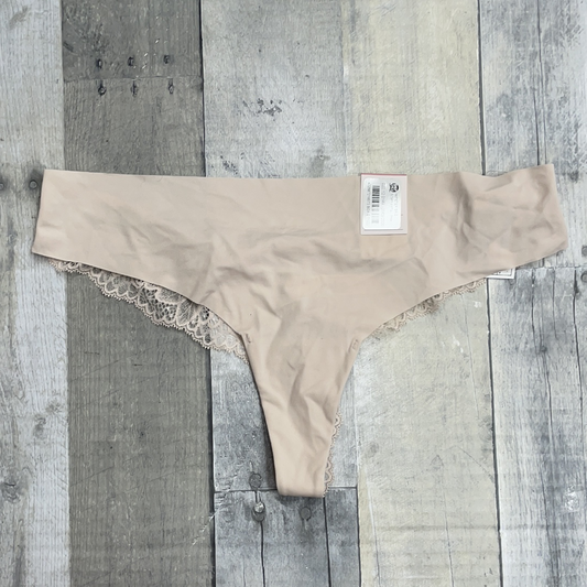 Auden Soft Petal Pink Thong Large New