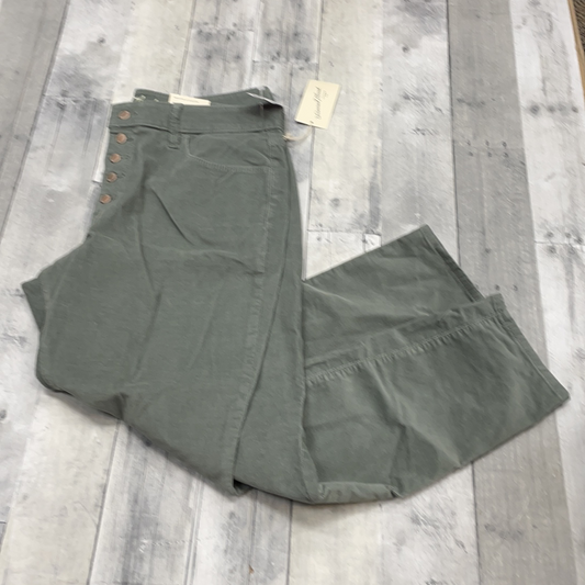 Universal Thread Corduroy Pants Olive Green Size 16 NEW